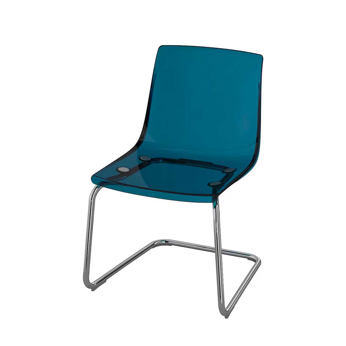 Tobias chair clear chrome