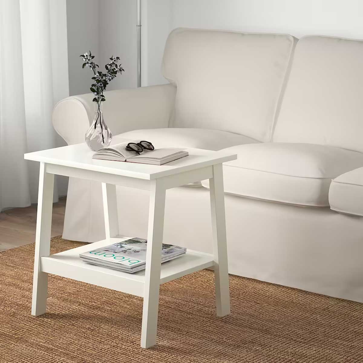 Lunnarp side table white
