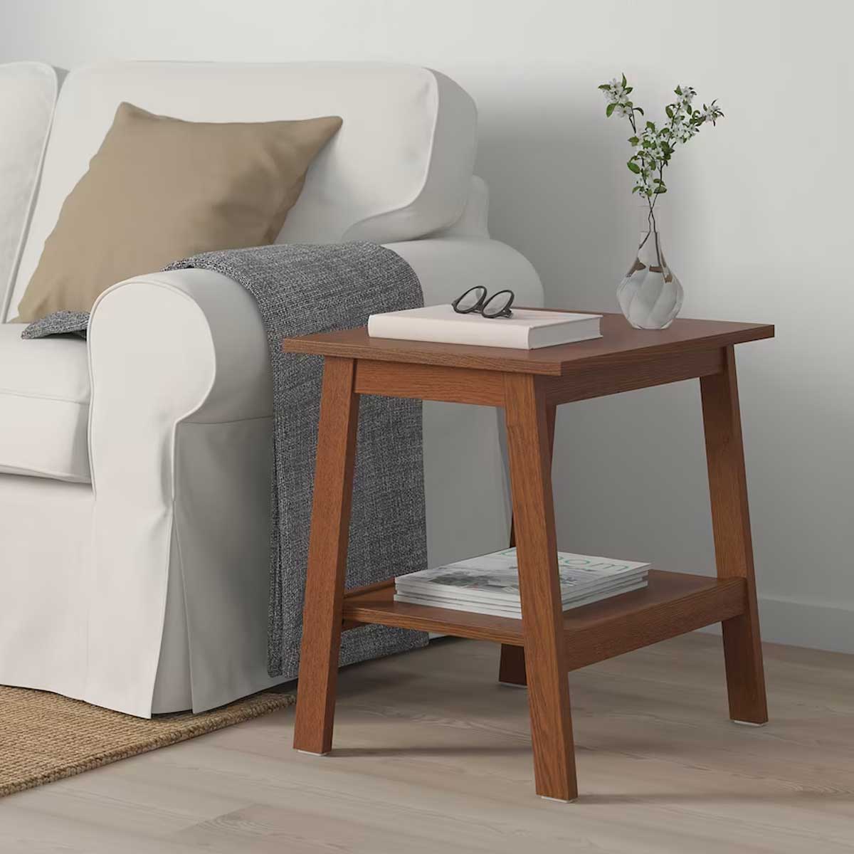 Lunnarp side table white
