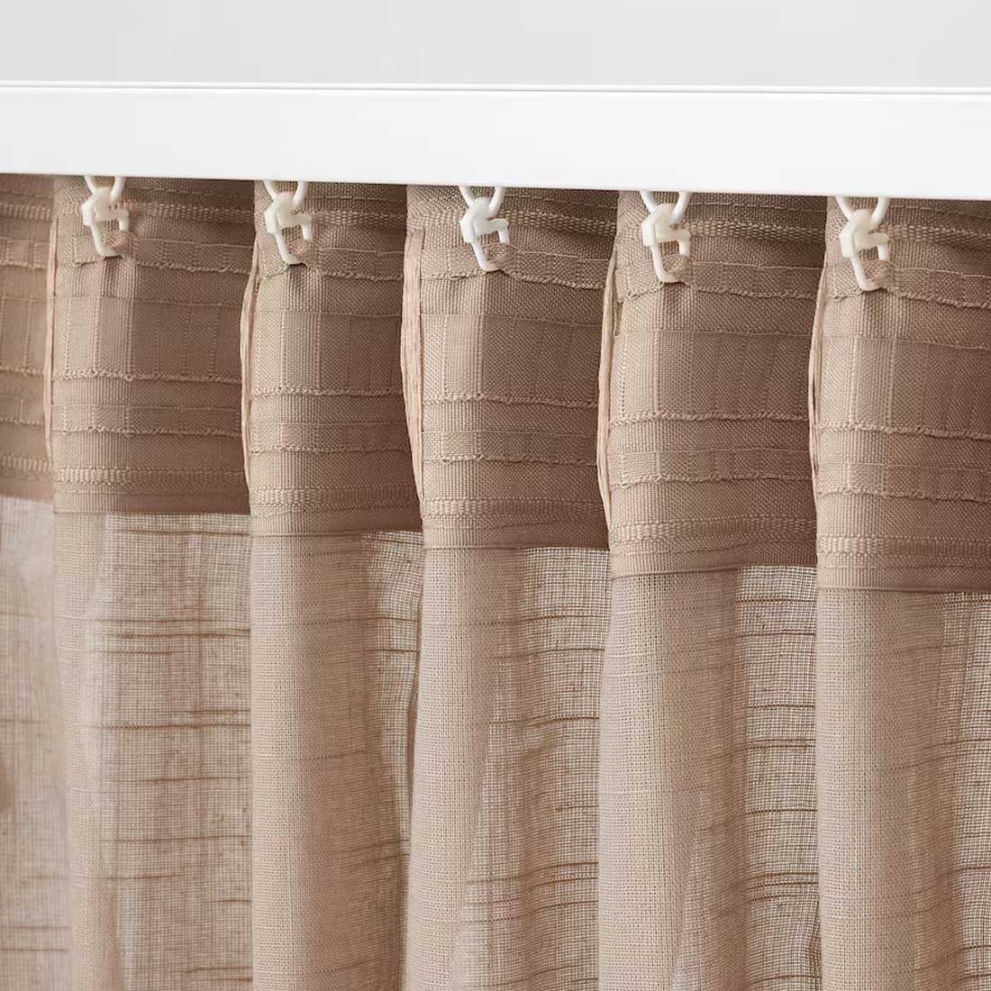 Silverloenn sheer curtains 1 pair